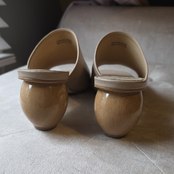 Elegant Beige Women's Mules - Picture 2 of 11